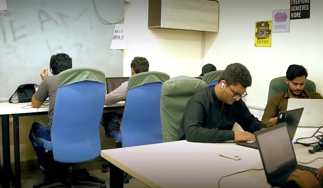 H3 developers at work in our Karachi office
