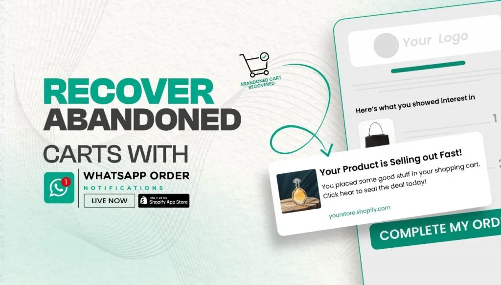 Recover Abandoned Carts with WhatsApp Order Notifications