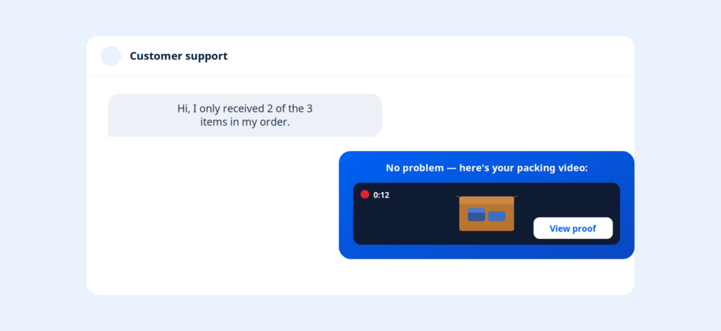 How to Stop “Missing Item” Claims on Shopify with Packing Video