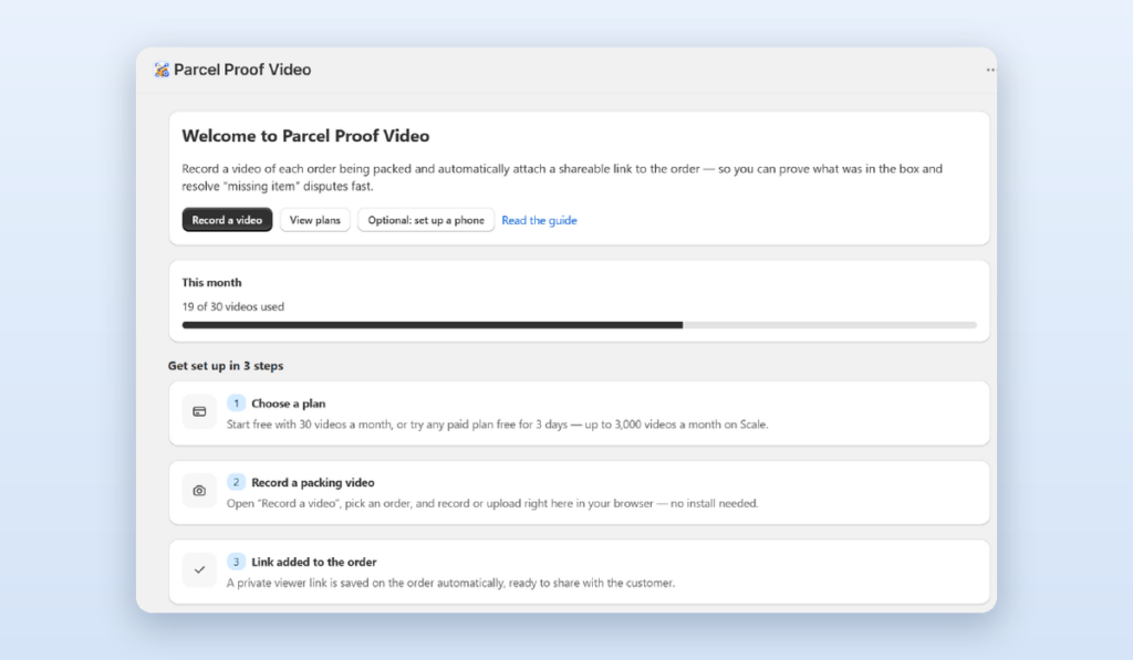 Packing Video Proof for Shopify Orders: The Complete Guide