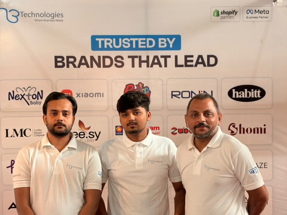 H3 team at the booth, Young Entrepreneur Fest Lahore